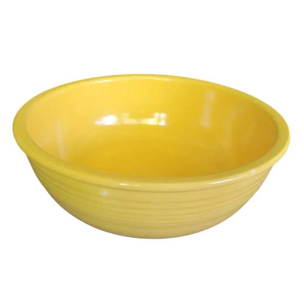 RARE! Vintage Fiestaware Original Yellow Unlisted Promotional Salad Bowl HLcoUSA